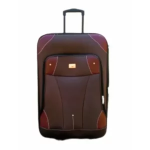 Bi Pattern Traveling Luggage Boxes - 2 Set - Brown